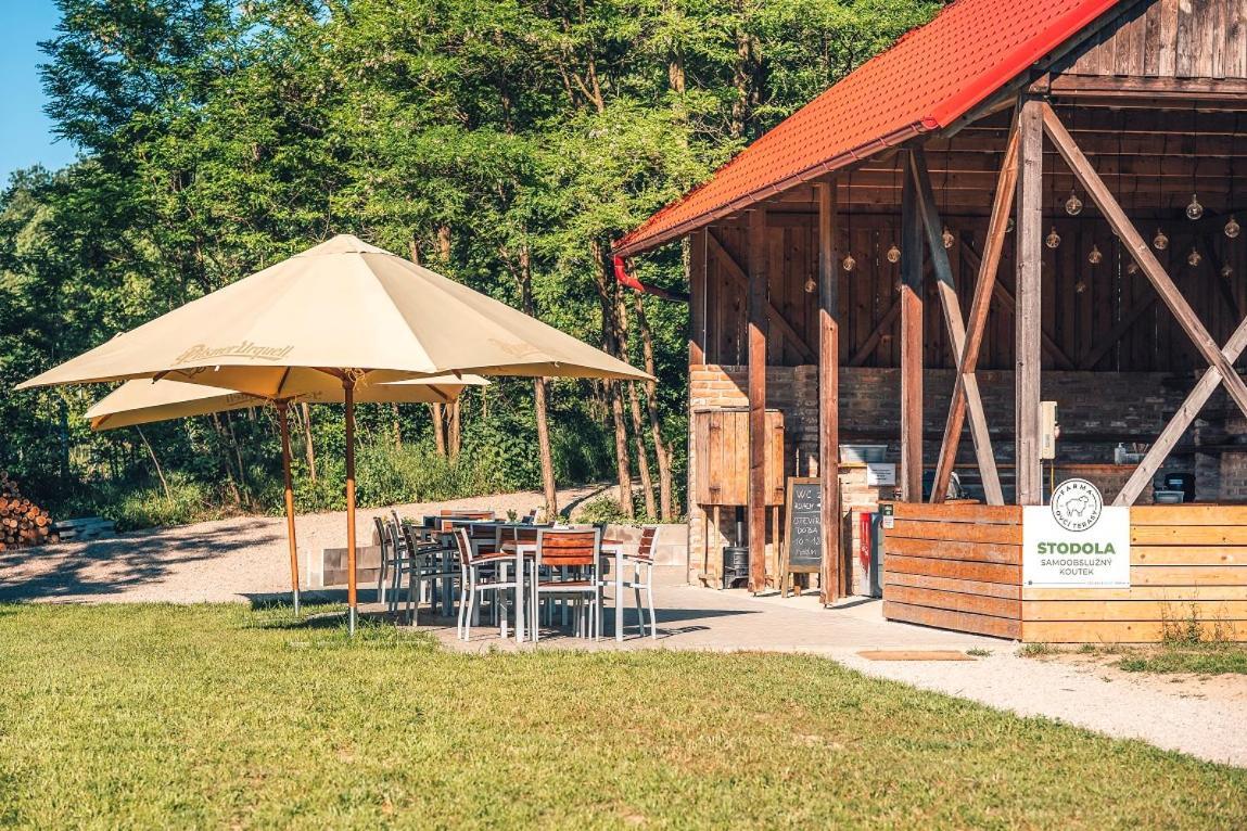Villa Farma Ovci Terasy à Němčičky Extérieur photo